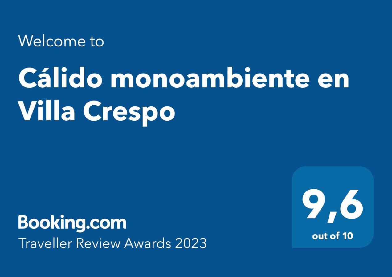 Calido Monoambiente En Villa Crespo 布宜诺斯艾利斯 外观 照片